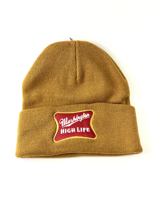 TRUCKERS WA HIGH LIFE-OLD GOLD BEANIE